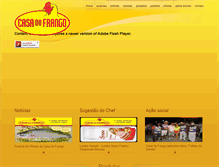 Tablet Screenshot of casadofrango.net